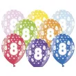 balony 14 liczba 8 belbal metallic mix 50 szt