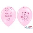 balony 14 mam juz roczek strong baby pink 6 szt