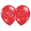 balony 14 metalik cherry red serca 50 szt