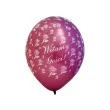 balony 14 metalik plum witamy gosci 50 szt