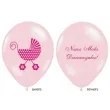 balony 14 nasza mala dziewczynka belbal baby pink 50 szt