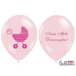 balony 14 nasza mala dziewczynka strong baby pink 6 szt