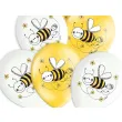 balony 14 pszczolki pastel mix 50 szt
