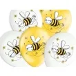 balony 14 pszczolki pastel mix 6 szt