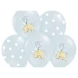 balony 14 slonik belbal baby blue 6 szt