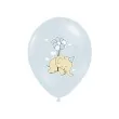 balony 14 slonik belbal baby blue 6 szt