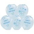 balony 14 sweet birthday belbal pastel blue 50 szt
