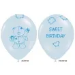 balony 14 sweet birthday belbal pastel blue 6 szt