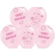 balony 14 sweet birthday belbal pastel pink 50 szt