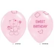 balony 14 sweet birthday belbal pastel pink 50 szt