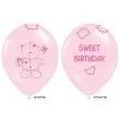 balony 14 sweet birthday belbal pastel pink 6 szt