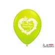 balony 14 szczesc boze strong metallic apple green 50 szt