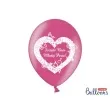 balony 14 szczesc boze strong metallic hot pink 50 szt