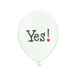 balony 14 will you belbal pastel white 6 szt