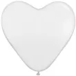 balony 15 serca qualatex pastel biale 50 szt