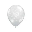 balony 16 crystal clear motylki 50 szt