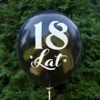 balony 18 urodziny czarny metalik dekoracjepolska 12 5 szt
