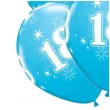 balony 18 urodziny niebieskie qualatex 11 6 szt