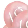 balony 18 urodziny rozowe zloto dekoracjepolska 12 5 szt