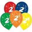 balony 2 urodziny mix 10 amscan 10 szt
