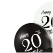 balony 20 urodziny mix belbal 12 6 szt