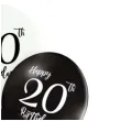 balony 20 urodziny mix belbal 12 6 szt