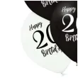 balony 20 urodziny mix belbal 12 6 szt