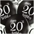 balony 20 urodziny mix belbal 12 6 szt