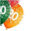balony 20 urodziny transparentny mix belbal 12 6 szt