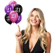 balony 21 urodziny mix amscan 11 6 szt