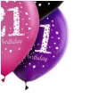 balony 21 urodziny mix amscan 11 6 szt