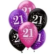 balony 21 urodziny mix amscan 11 6 szt
