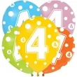 balony 4 latka mix godan 12 5 szt