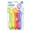 balony 4 urodziny pastel mix belbal 10 6 szt