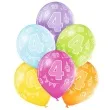 balony 4 urodziny pastel mix belbal 12 6 szt