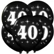balony 40 metalik black 12 dekoracjepolska 5 szt