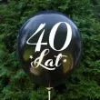 balony 40 urodziny czarny metalik dekoracjepolska 12 5 szt