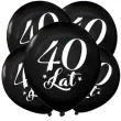 balony 40 urodziny czarny metalik dekoracjepolska 12 5 szt