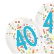 balony 40 urodziny z konfetti transparentne amscan 11 6 szt