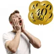 balony 40 urodziny zloty metalik dekoracjepolska 12 5 szt