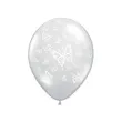 balony 5 motylki crystal clear 50 szt