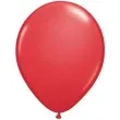 balony 5 pastel qualatex red 100 szt