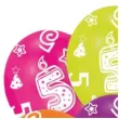 balony 5 urodziny mix amscan 11 6 szt