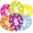 balony 5 urodziny mix amscan 11 6 szt