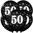 balony 50 metalik black 12 dekoracjepolska 5 szt