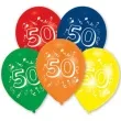 balony 50 urodziny mix amscan 10 10 szt