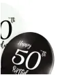 balony 50 urodziny mix belbal 12 6 szt