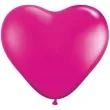 balony 6 serca qualatex crystal magenta 100 szt