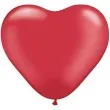 balony 6 serca qualatex metalik czerwone 100 szt