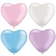 balony 6 serca qualatex metalik mix 100 szt